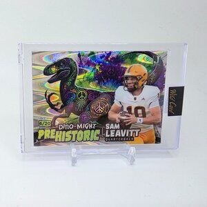 2024 Wild Card Dino-might Sam Leavitt ROOKIE CARD RC 6 of /20 Raptor